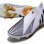 Predator Edge+ FG Al Hilm - WhiteBlackMetallic Gold