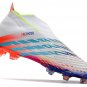 Predator Edge+ FG Al Rihla 2022 World Cup - WhiteYellowPower Blue