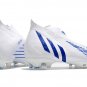 Predator Edge+ FG Diamond Edge - WhiteBlueWhite