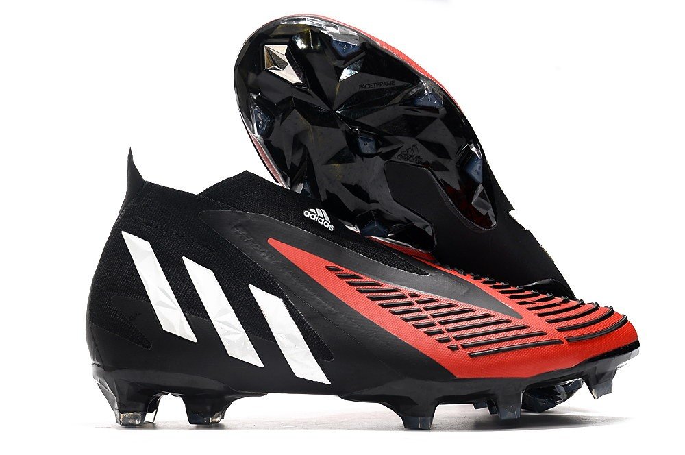 Predator Edge+ FG Football - BlackWhiteRed