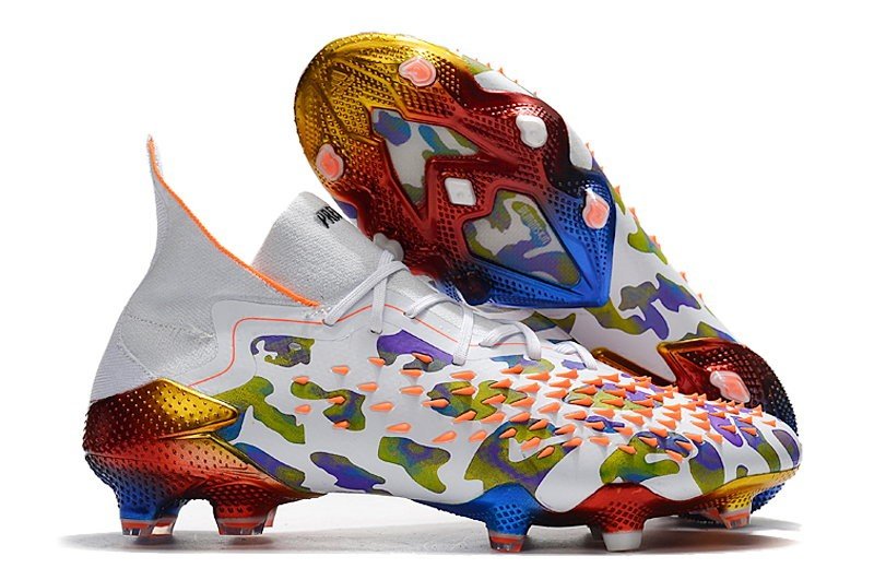 Predator Freak.1 FG Paul Pogba x Stella McCartney - White  Orange