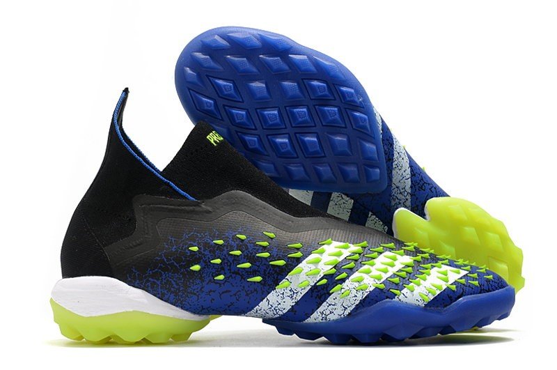 Predator Freak+ Laceless TF Superlative - Blue  Black  White  Yellow