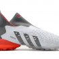 Predator Freak+ Laceless TF Whitespark - White  Silver  Red