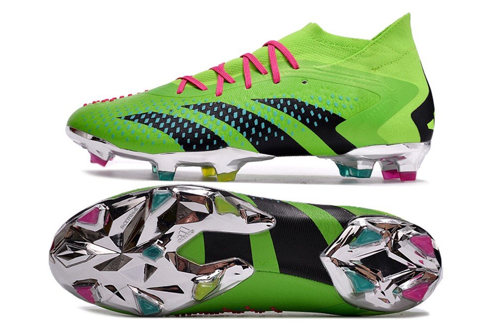Predator Accuracy.1 FG Football Boots - Solar GreenBlackSilver