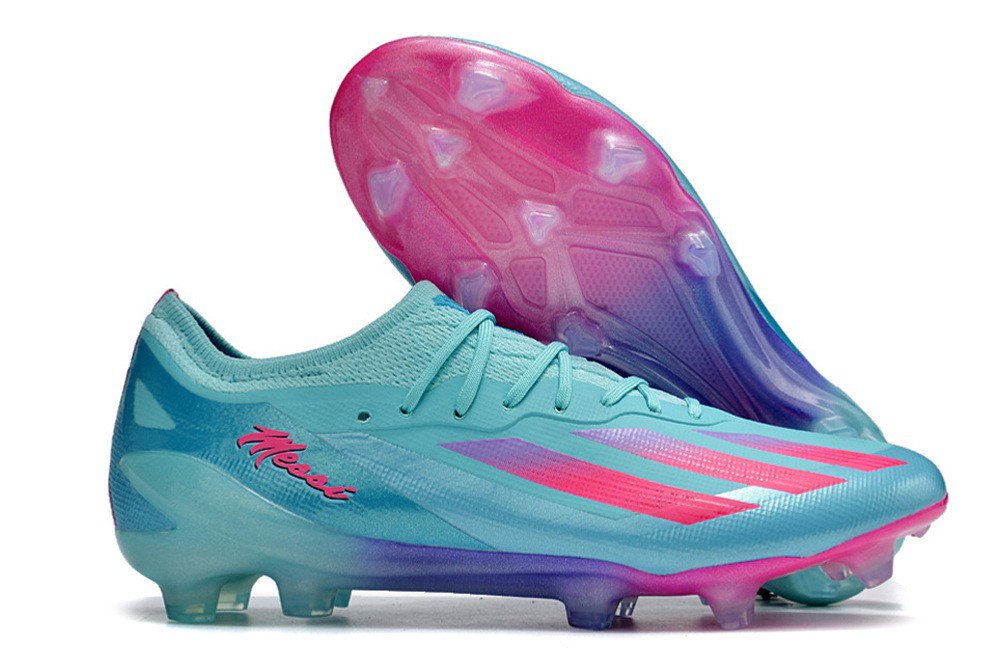 X Crazyfast Messi.1 FG Bienvenido a Miami - Aqua BlueLucid PinkLucid Cyan