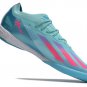 X Crazyfast Messi.1 Indoor Bienvenido a Miami - Aqua BlueLucid PinkLucid Cyan