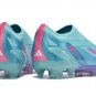 X Crazyfast Messi.1 Laceless FG Bienvenido a Miami - Aqua BlueLucid PinkLucid Cyan