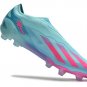 X Crazyfast Messi.1 Laceless FG Bienvenido a Miami - Aqua BlueLucid PinkLucid Cyan