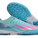 X Crazyfast Messi.1 Turf Bienvenido a Miami - Aqua BlueLucid PinkLucid Cyan
