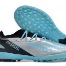 X Crazyfast Messi.1 Turf Infinito - Silver MetallicBlueBlack