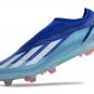 X Crazyfast.1 Laceless FG Marinerush - Bright RoyalWhiteSolar Red
