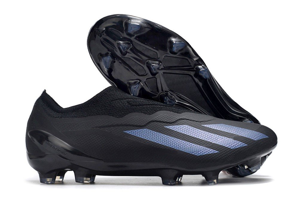 X Crazyfast.1 Laceless FG Nightstrike - Core BlackBlack