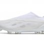 X Crazyfast.1 Laceless FG Pearlized - Footwear White