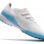 X Ghosted.1 TF - White Blue Pink Cleats