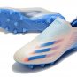 X Ghosted+ AG - White Blue Pink Cleats