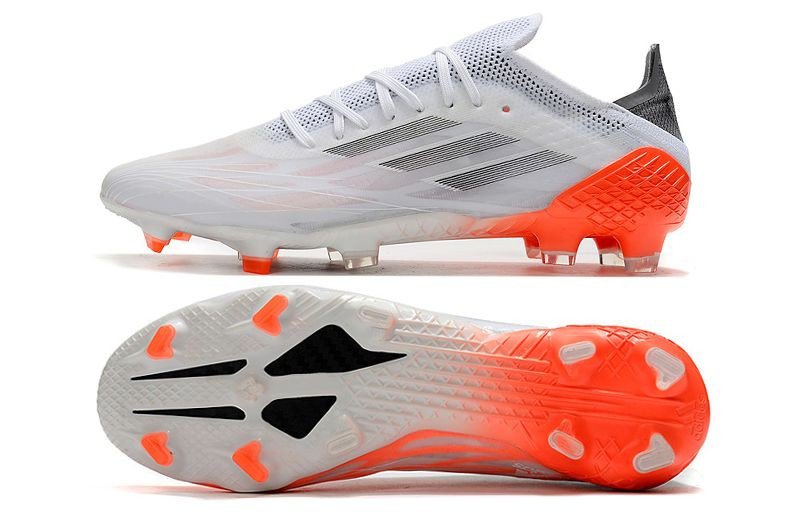 X Speedflow.1 FG - White Dark Metallic Silver Red