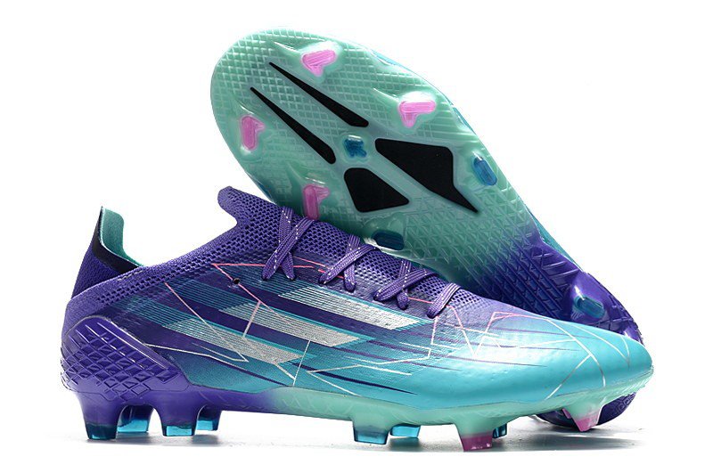 X Speedflow.1 FG Champions Code - Purple RushSilver MetallicMint Rush