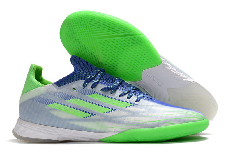 X Speedflow.1 IC - White Screaming Green Sonic Ink