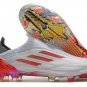 X Speedflow+ FG WhiteSpark - Footwear White  Iron Metal  Solar Red