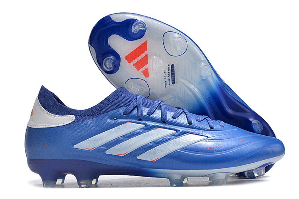 Copa Pure 2+ FG Marinerush - Lucid BlueFootwear WhiteSolar Red