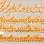 Wooden art custom name high font size 5cm