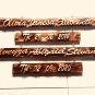 Wooden art custom name high font size 9cm