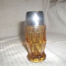Anchor Hocking SALT / PEPPER Shaker / Amber Honeycomb / Georgian