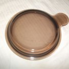 Large AMBER Corning Ware Vision Grab it Bowl LID ONLY 24 Ounce P-240-C