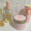 4pc AVON Sweet Honesty Lot Cologne Spray Body Powder & Perfumed Skin Softner