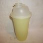 Tupperware Quick Shake Cup Sheer YELLOW Container & Seal Lid #844 EUC COMPLETE