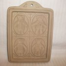 Brown Bag Cookie Art Mold Hill Design RETIRED 1995 Bear Family Album Cut Apart