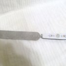 Vintage Ekco Stainless Steel Icing Spreader White Plastic Handle Retro Spatula
