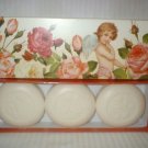 Gift Box SAPONIFICIO Artengale Cherub Rose Perfumed Soaps 3 Bars 5.29/150g Each