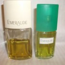 Lot 2 EMERAUDE BY COTY ORIGINAL FORMULA COLOGNE - Pfizer 1.2oz 3/4 .8oz New