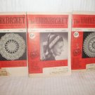 WORKBASKET MAGAZINE LOT OF THREE (3) Dec 1952 Nov 1953 April 1954