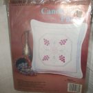 Colony Collection Candlewick Embroidery Kit GRAPES of WRATH 16" Pillow Kit NIP
