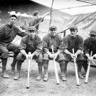 Boston Braves Hank Gowdy, Dick Rudolph, Lefty Tyler, Joey Connolly, Oscar Dugey 1914 Photo