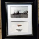 HMS Rodney Teak Wood Display