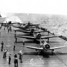 Planes on Deck of the USS Enterprise CV-6 1942 Photo