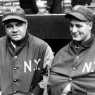 New York Yankees Babe Ruth and Lou Gehrig April 18, 1929 Photo