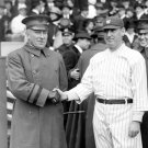 General Leonard Wood and New York Yankees Wild Bill Donovan 1917 Photo