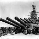 USS California BB-44 Guns Photo