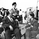 Alfred Hitchcock and Tallulah Bankhead on Lifeboat Set Photo