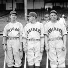 Chicago Cubs Augie Galan, Kiki Cuyler, and Chuck Klein 1930s Photo