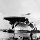 Launch of USS Bunker Hill CV-17 1942 Photo