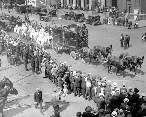 Circus Parade Boston 1920 Photo