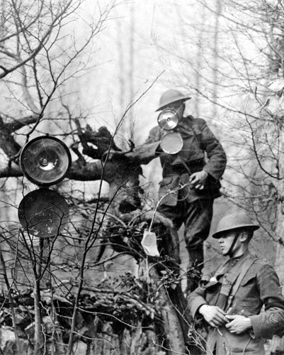 WWI US Army Visual Relay Station Chatillon sur Seine, France 1918 Photo