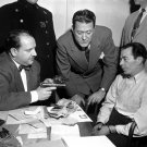 Bank Robber Willie Sutton Being Questioned By Police Brooklyn 1952 Photo
