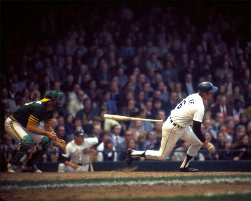 Detroit Tigers Al Kaline Batting Photo