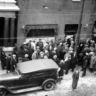 Crowd At Clark Street Garage St. Valentine’s Day Massacre Site February 14, 1929 Photo
